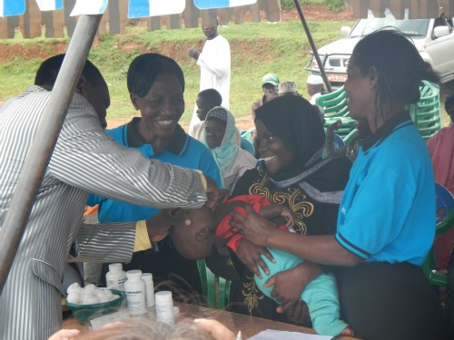 First Vaccination Mumbende Uganda 500
