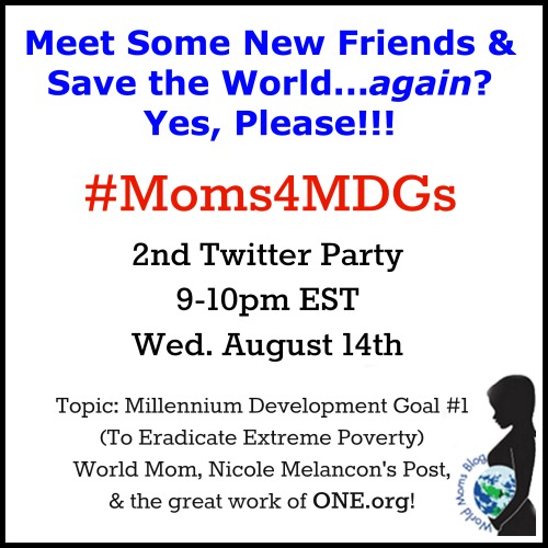 MDG1 Twitter Party WMB ONE