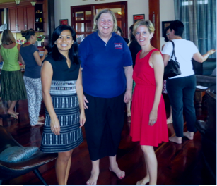 Dee, Kristyn and the US Ambassador to Laos