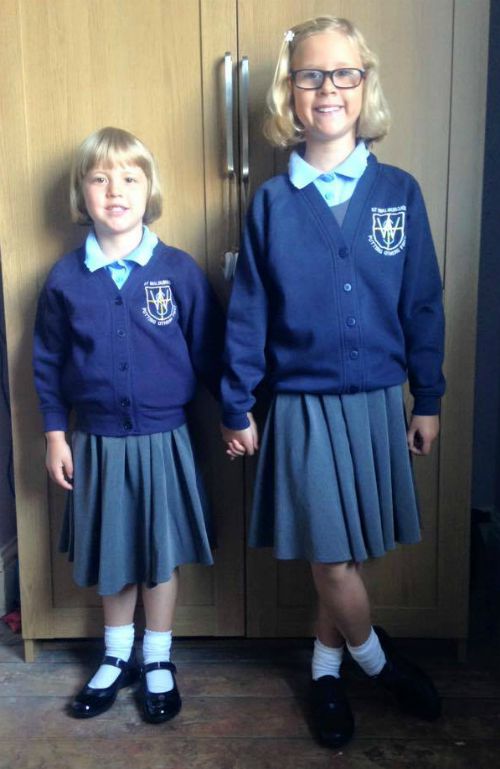 2015 WMB Back to School UK Edie and Ruby