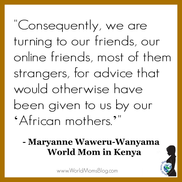 Online Replaces African Mother Advice