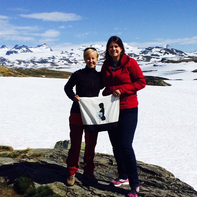 Astrid and Jen in Norway