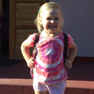 First day of pre-school in Poland