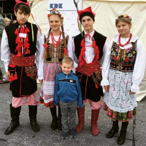 Visiting a local festival in Krakow